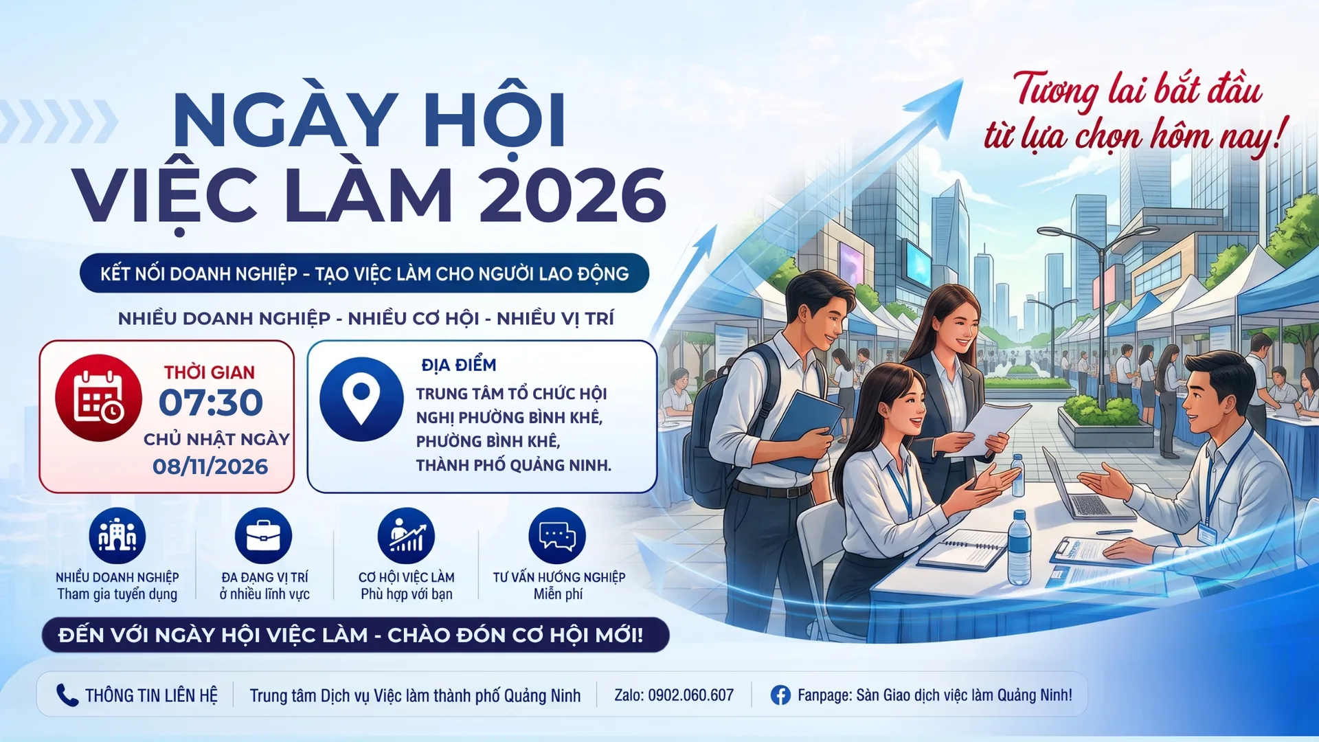 CẦU NỐI NGHỀ NGHIỆP: NGÀY HỘI VIỆC LÀM PHƯỜNG BÌNH KHÊ NĂM 2026